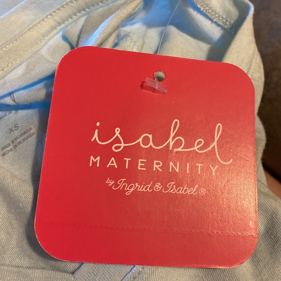 New Isabel maternity v neck short sleeve t- shirt shirred side size XS - Picture 9 of 9